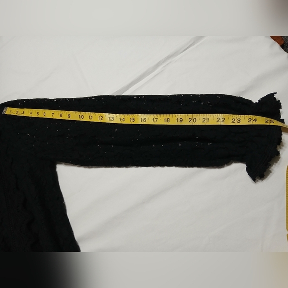 Royal + Reese Elegant Black Lace Women's Top - Picture 10 of 10